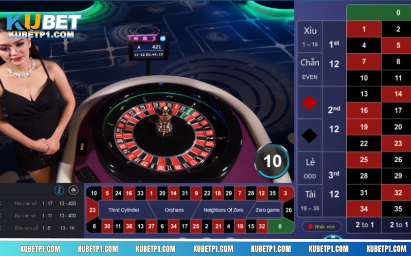 Trò chơi Roulette thu hút đông đảo người chơi nhờ tỷ lệ chiến thắng cao