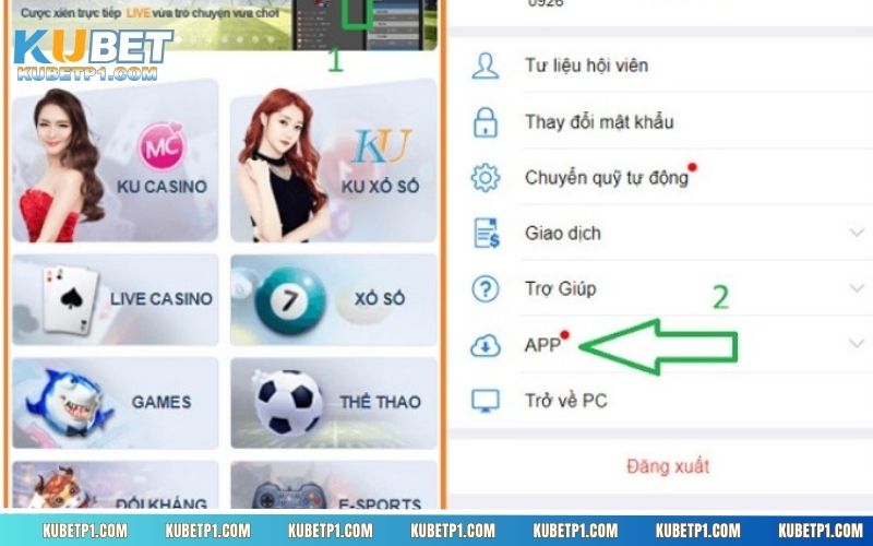 Tải app Kubet đơn giản trên máy tính